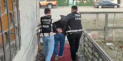 Kayseri'de uyuşturucu ticareti yapmak suçundan aranan kişi yakalandı