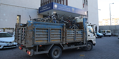 Kayseri'de yaklaşık 20 kamyonet dolusu çalıntı malzeme ele geçirildi