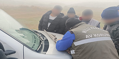 Kayseri'de yasa dışı avlanan 5 kişiye ceza