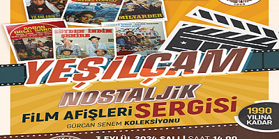 Kayseri'de Yeşilçam Nostaljik Film Afişleri Sergisi