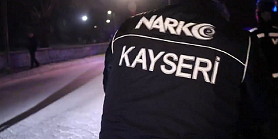 Kayseri'de Narkotik operasyonlarında 3 kilo 800 gram uyuşturucu madde geçirildi