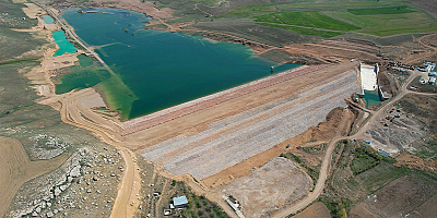 Kayseri'deki Panlı Barajı'nda su tutulmaya başlandı