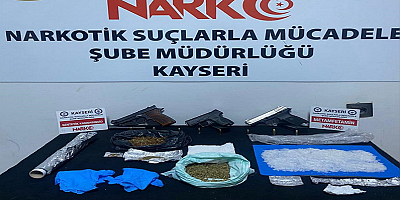 Kayseri'deki uyuşturucu operasyonunda 2 şüpheli yakalandı