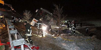 Kayseri'deki yolcu otobüsü kazasında yaralananlardan 21'i taburcu edildi