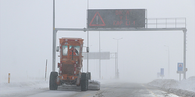 Kayseri-Erciyes kara yolu kapandı