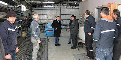 Kayseri Gençlik ve Spor İl Müdürü Kabakcı Atölye Birimini ziyaret etti