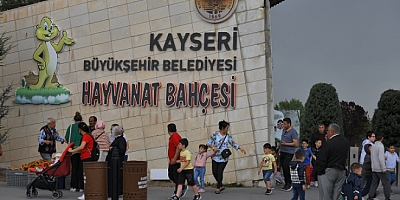 Kayseri Hayvanat Bahçesi bayramda 65 bin ziyaretçi ağırladı