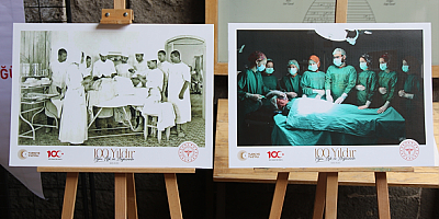 Kayseri İl Sağlık Müdürlüğünce Cumhuriyet'in 100. yılı dolayısıyla fotoğraf sergisi açıldı