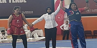 Kayseri'li sporcu Hikmetgül Türkmen Balkan Wushu Kung-fu şampiyonu oldu
