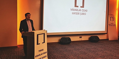 Kayseri Mimarlar odasından'' İmar yönetmeliği '' toplantısı