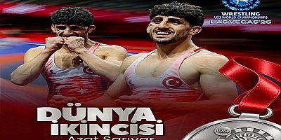 Kayseri’nin gururu Azat Sarıyar dünya ikincisi