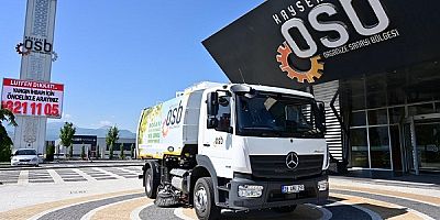 Kayseri OSB Araç Filosuna Vakumlu Yol Süpürme Aracı Eklendi