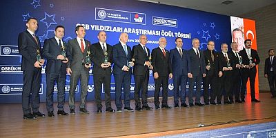 Kayseri OSB Başkanı Yalçın’a Sanayi ve Teknoloji Bakanı Kacır’dan Ödül