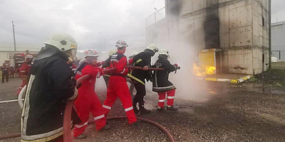 Kayseri OSB İtfaiyesi ANDA Ekibine Eğitim Verdi