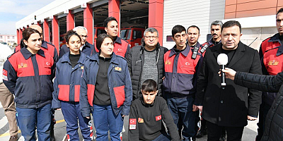 Kayseri OSB Yönetimi, Kayseri OSB İtfaiyesi Deprem Kahramanlarına Teşekkür Etti