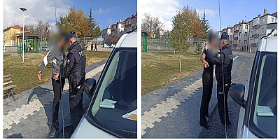 Kayseri polisinden okul önlerinde denetim