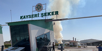 Kayseri Şeker Fabrikasında çıkan yangın kontrol altına alındı