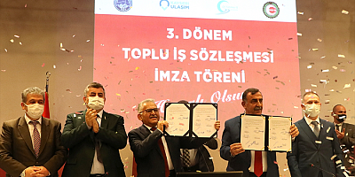 Kayseri Ulaşım AŞ ile Öz Taşıma İş arasında toplu sözleşme imzalandı