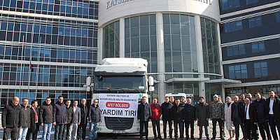 Kayseri ve Yozgat'tan deprem bölgesine yardımlar sürüyor