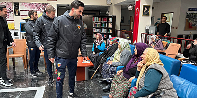 Kayserispor'dan Huzurevi ziyareti