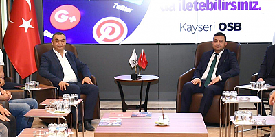 KAYSO Başkanı Büyüksimitçi, Kayseri OSB Başkanı Yalçın’ı ziyaret etti