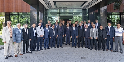 KESOB'a bağlı oda başkanlarından Büyükkılıç'a ziyaret