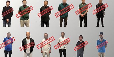 Kırmızı bültenle aranan 11 ulusal seviyede aranan 1 kişi yakalanarak Türkiye'ye getirildi