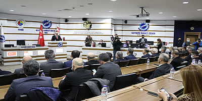 KKTC Cumhurbaşkanı Tatar, Kayseri'de sanayicilerle bir araya geldi: