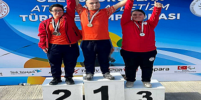 Kocasinan Belediyesinin sporcusu Türkiye 3'üncüsü oldu