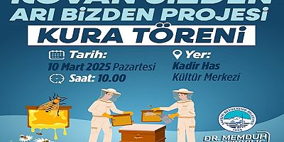  Kovan Sizden Arı Bizden Projesi’nde kuralar çekiliyor