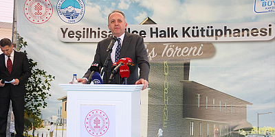 Kültür ve Turizm Bakan Yardımcısı Yazgı, Kayseri'de kütüphane açılışında konuştu