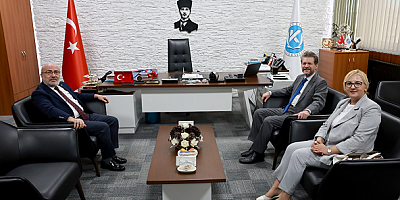 Kuzey Makedonya Büyükelçisi, KAYÜ Rektörünü Ziyaret Etti