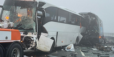 Kuzey Marmara Otoyolu'nda zincirleme kazada 10 kişi öldü, 57 kişi yaralandı
