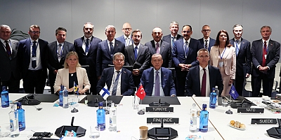 Madrid'de Türkiye, Finlandiya ve İsveç arasında 'Üçlü Muhtıra' imzalandı