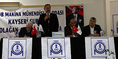 Makine Mühendisleri Odası Kayseri Şubesi'nde genel kurul heyecanı
