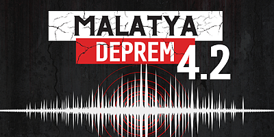 Malatya'da 4,2 büyüklüğünde deprem
