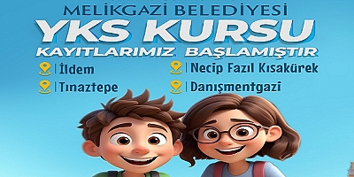 Melikgazi'de YKS hazırlık kursu kayıtları başladı
