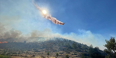 Mersin'deki orman yangınına müdahale sürüyor
