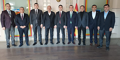 MHP heyeti Kayserispor yönetimini ziyaret etti