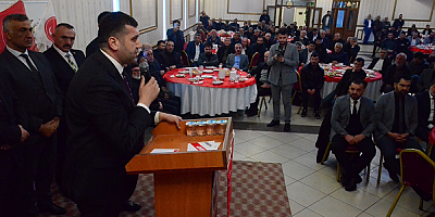 MHP Kayseri milletvekili adayları Tomarza ilçesinde esnafla buluştu