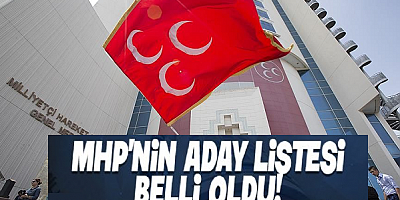 MHP'nin Kayseri Milletvekili aday listesi belli oldu