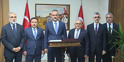 Milli Eğitim Bakanı Özer, Kayseri İl Eğitim Değerlendirme Toplantısı'nda konuştu