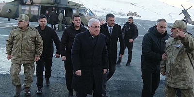 Milli Savunma Bakanı Güler, TSK komuta kademesi ile Hakkari'de