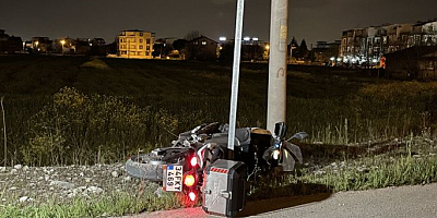 Motosikletin çarptığı bisiklet sürücüsü hayatını kaybetti
