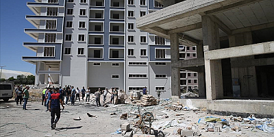Nevşehir'de inşaat iskelesi çöktü, 2 işçi öldü, 1 işçi yaralandı