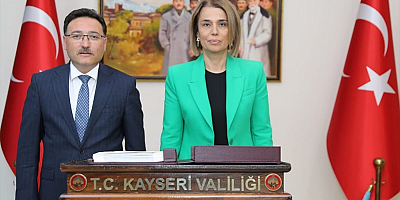 Nevşehir Valisi Becel'den Kayseri Valisi Çiçek'e ziyaret