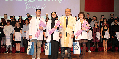 NNYÜ Diş hekimliği fakültesi Öğrencileri önlük giydi