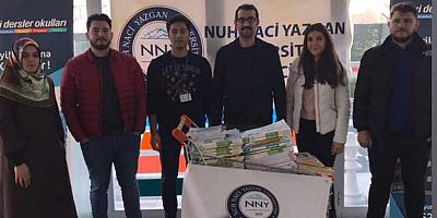 NNYÜ öğrencilerinden YKS'ye hazırlanan lise öğrencilerine destek