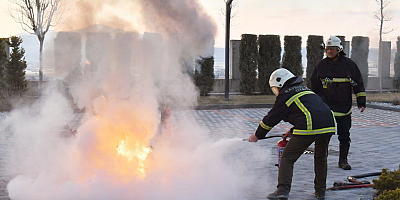 OSB'de seminer ve yangın tatbikatı yapıldı
