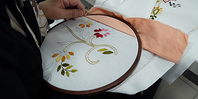 Osmanlı'nın ince sanatı Maraş işi MELMEK kurslarıyla yaşatılıyor